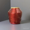 Red bright silk yarn balls, hand-woven wool yarn, woven yarn, sequined yarn balls, packed yarn details Picture